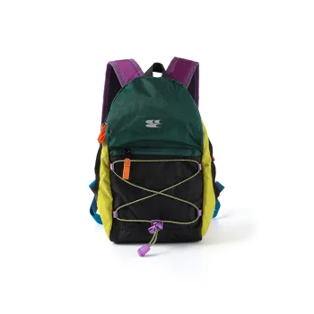 Crying Center Fabric Backpack Medium Size Unisex Multicolor