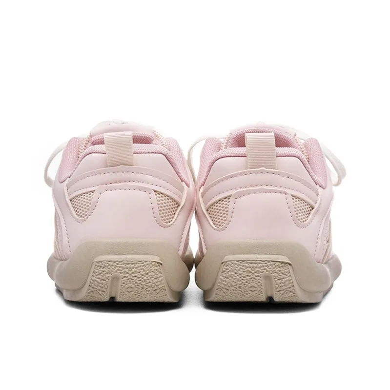 The New Age Family Slip Resistant, Abrasion Resistant, Lightweight Low Top Skateboard Shoes Women's Pink-2