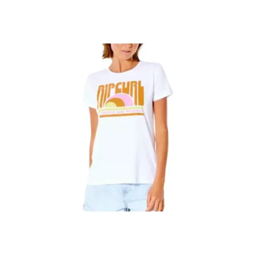 RIP CURL T Shirts Women's White