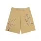 Khaki Vintage Sticker Capri Pants