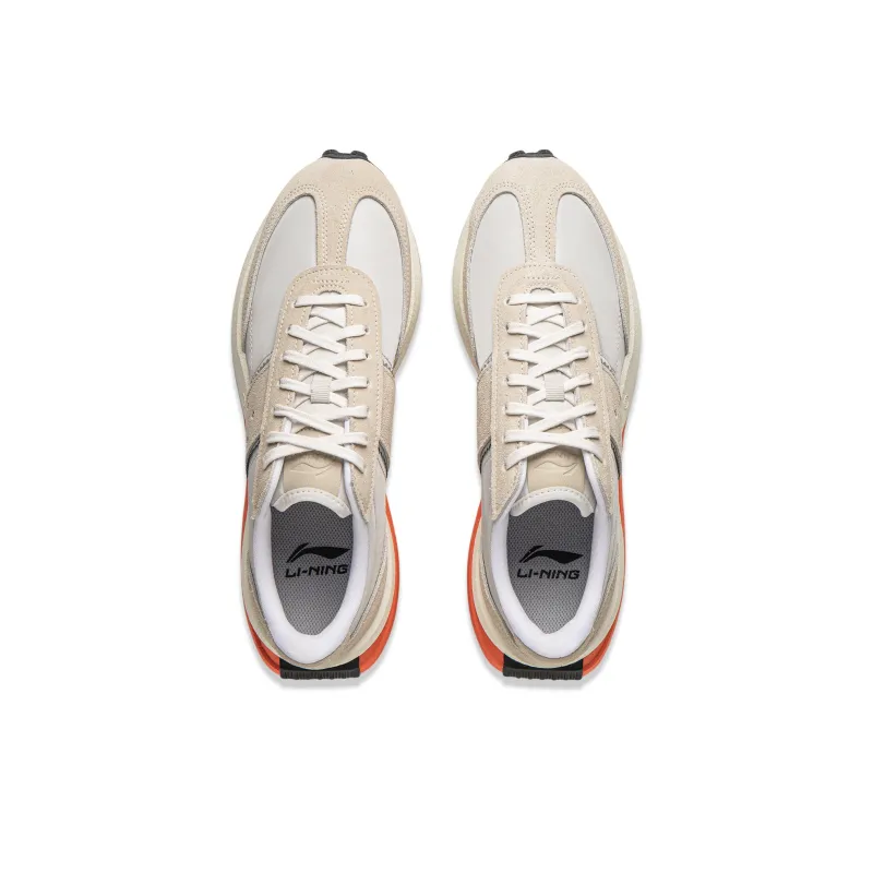LiNing Lightweight Boat Wear resistant, Non slip And Breathable Low Top Casual Shoes Unisex Coast Gray Light Lime-3