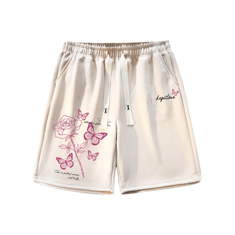 Kepu Casual Shorts Unisex Black-2