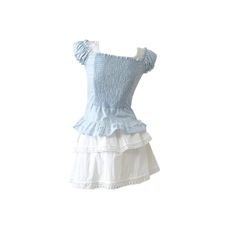 ETSE Two Piece Skirt Sets Women's-1