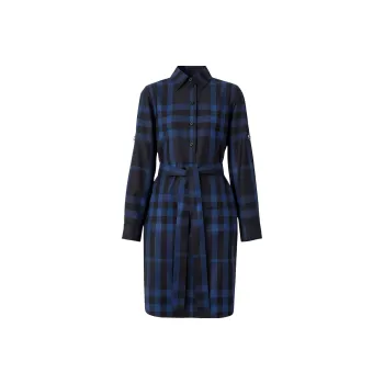 Burberry FW22 Long-Sleeved Dresses Women's Blue
