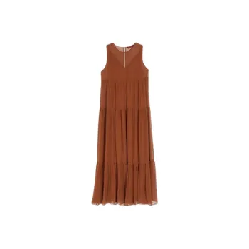 Adidas X MaxMara Studio Sleeveless Dresses Women's Terracotta