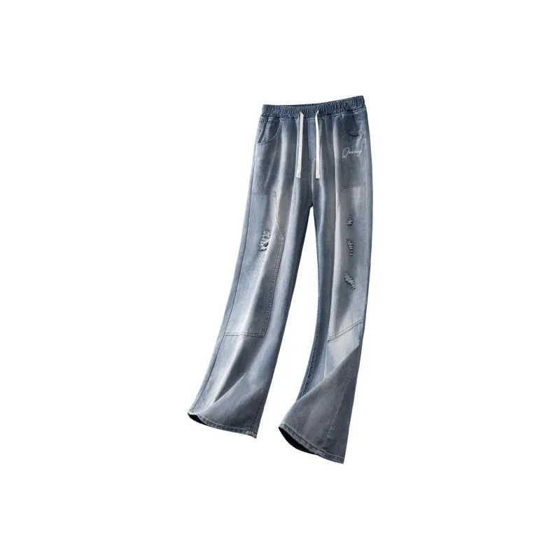 Qnxeey Jeans Unisex-2