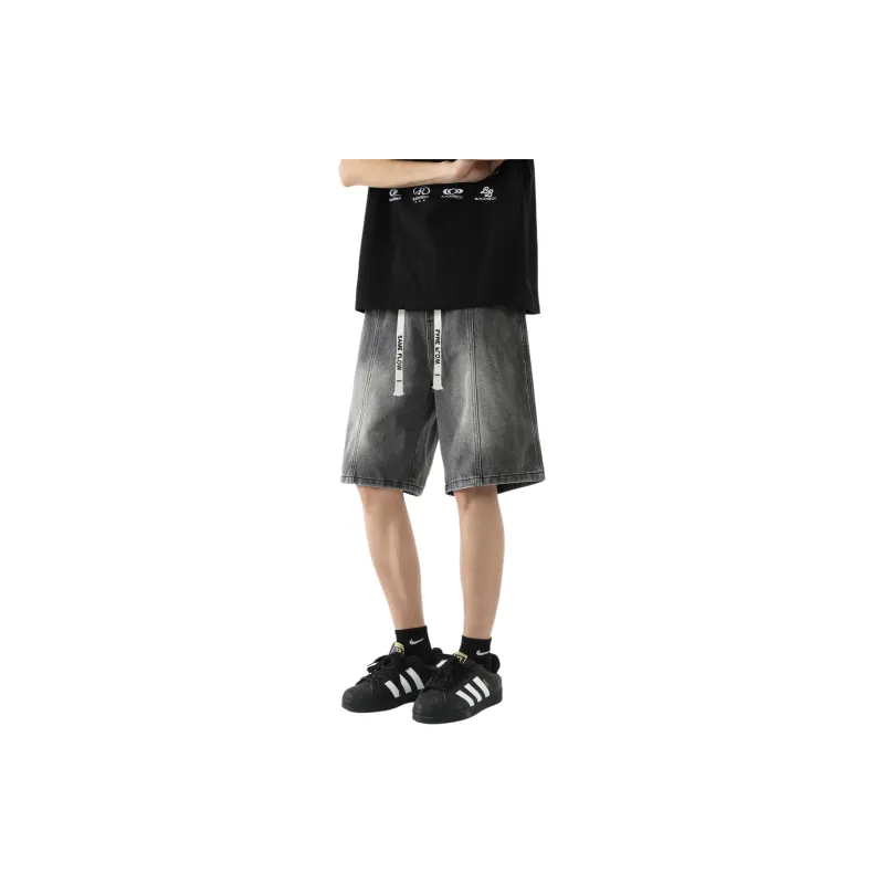 SAME FLOW Denim Shorts Unisex-10