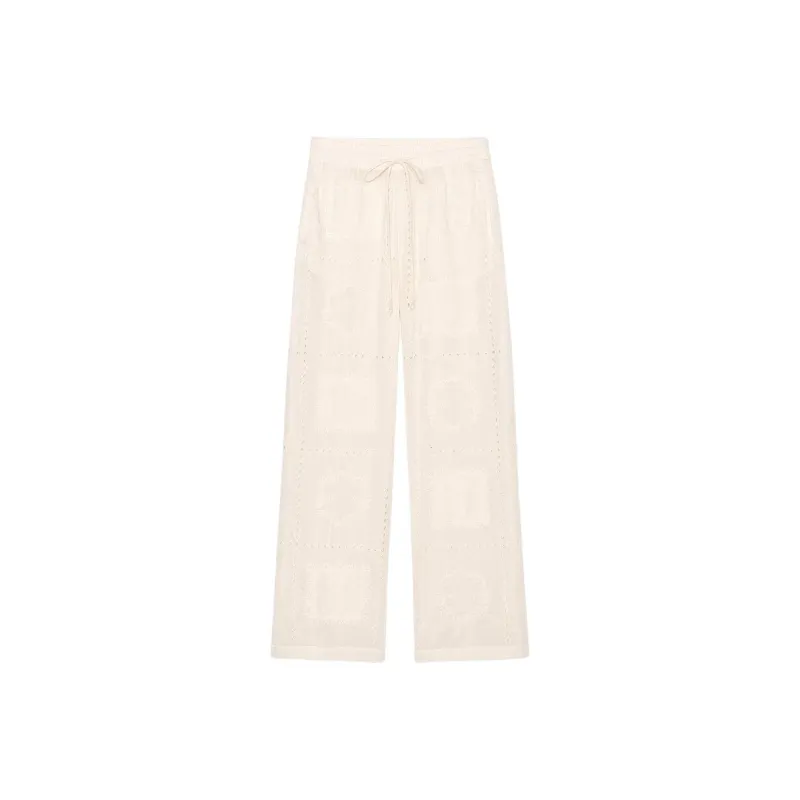 ZARA Casual Pants Women's White-0