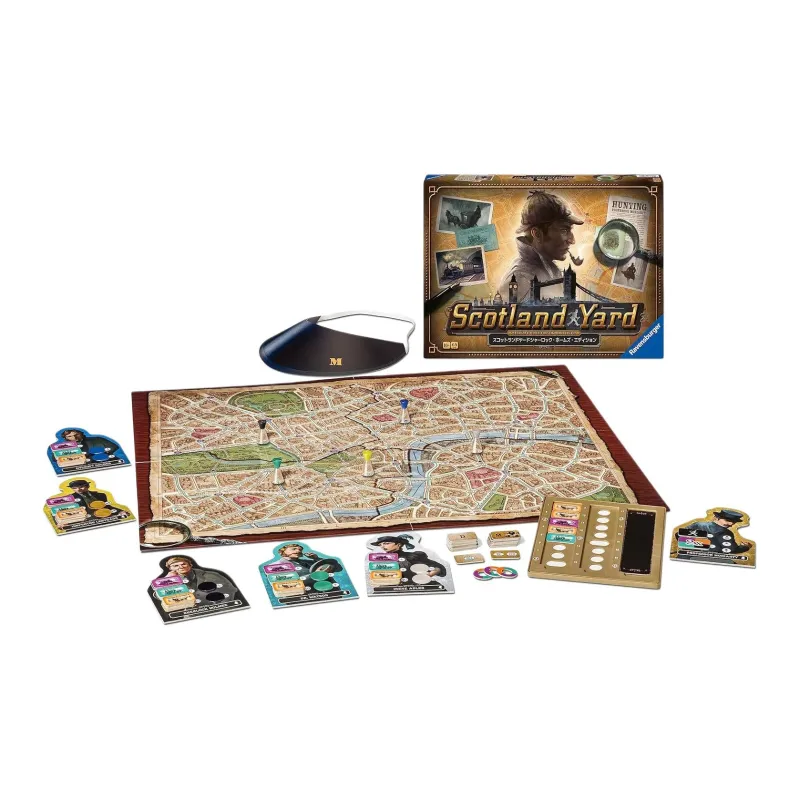 Ravensburger, Scotland Yard Sherlock Holmes Japanese Edition 27529 8 Puzzle Game Board Games-1