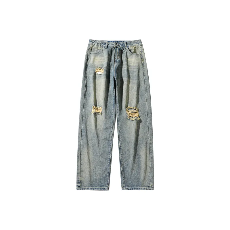 Bosieagender Jeans Unisex Light Blue-4