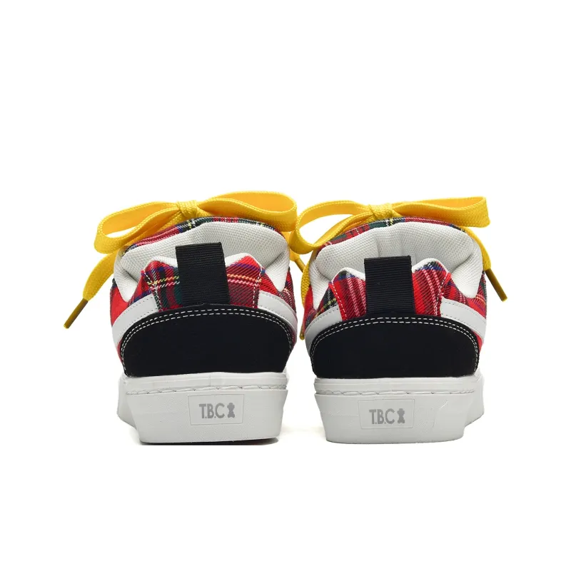 Teddy Bear Collection Slip Resistant, Abrasion Resistant, Lightweight Low Top Skateboard Shoes Unisex-36