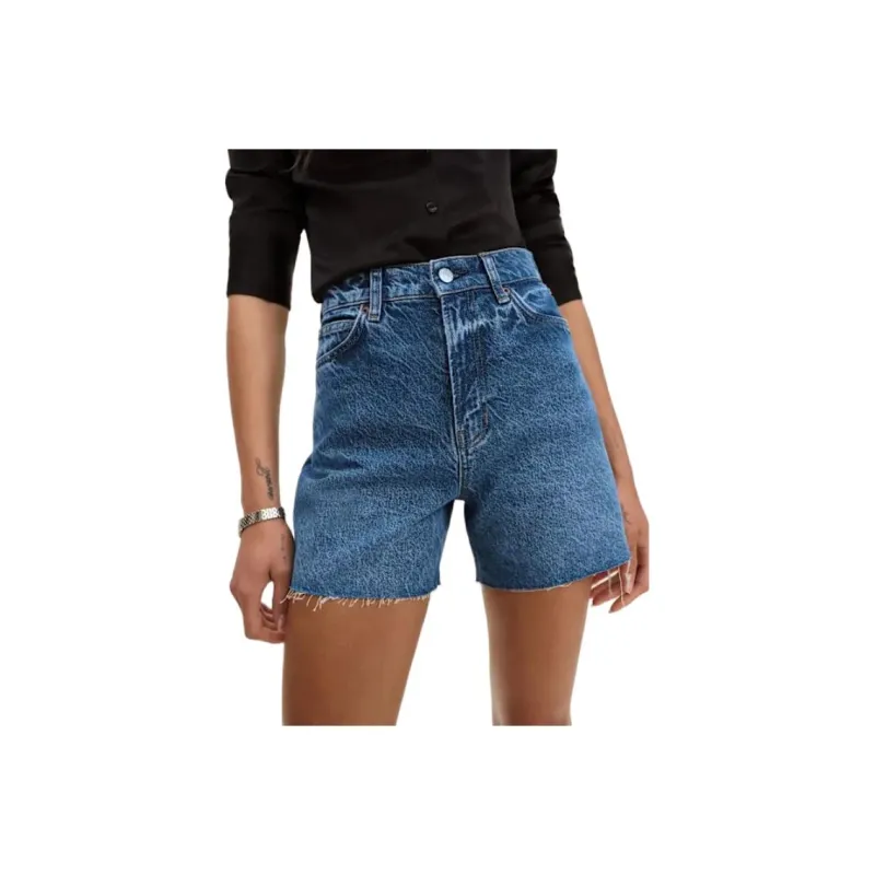 REFORMATION Saige High Rise 4' Jean Shorts Denim Shorts Women's-0
