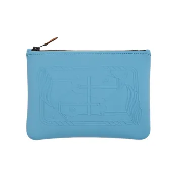 HERMES Neobain Polyamide Clutch Trumpets Women's Sky Blue