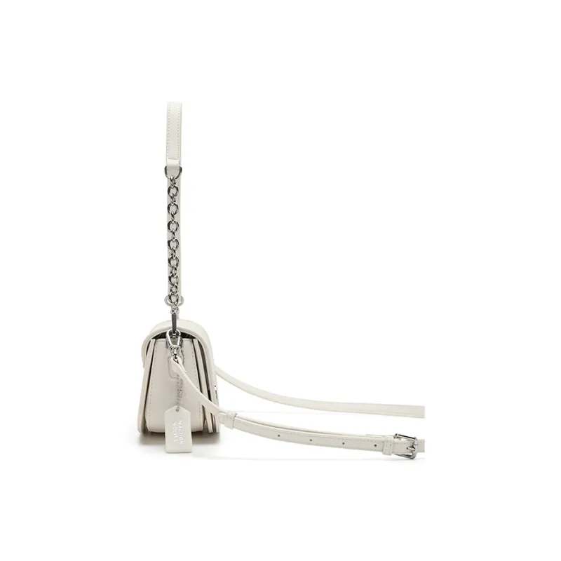 SEPTWOLVES PU Crossbody Bag, Shoulder Bag Women's Ecru-3