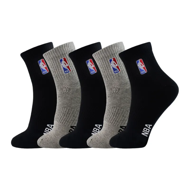 NBA Basketball Socks Unisex 5 Pack-26