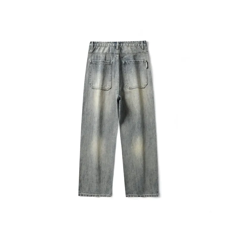 A.B.X Jeans Unisex Retro Nostalgic Yellow Mud-1