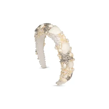 Jennifer Behr Pearl Headbands Women's White