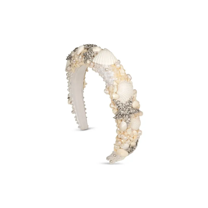 Jennifer Behr Pearl Headbands Women's White-0
