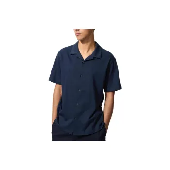 UNIQLO Polo Shirts Unisex Navy Blue