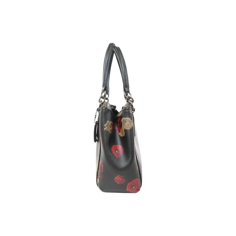 COACH Christie Leather Killer Bag, Shoulder Bag, Crossbody Bag, Handbag Tubas Women's Black-1