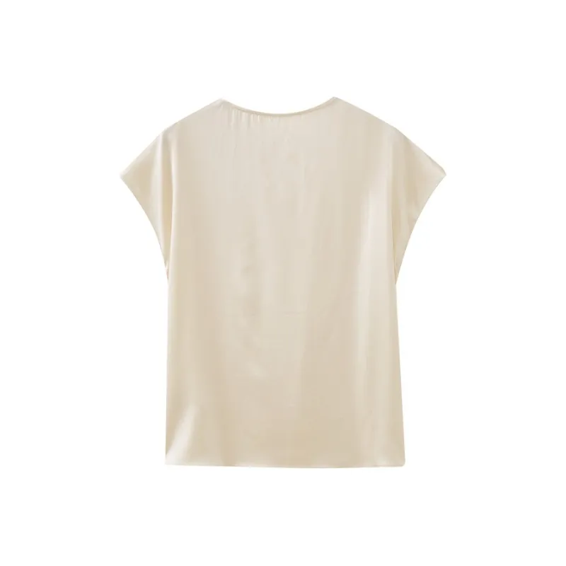 SHUIYUNJIAN Shirts Women's Beige Apricot-1