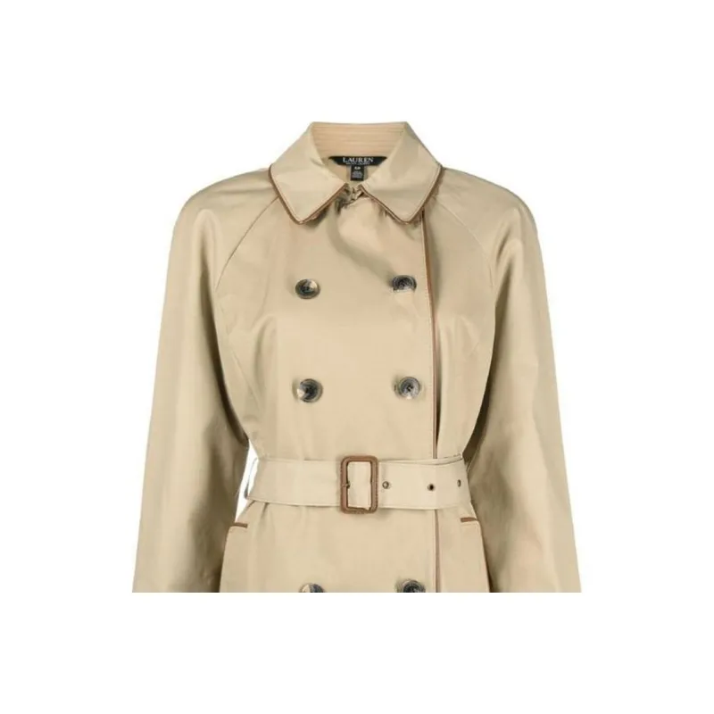 Polo Ralph Lauren FW22 Trench Coat Women's Neutral Color-2