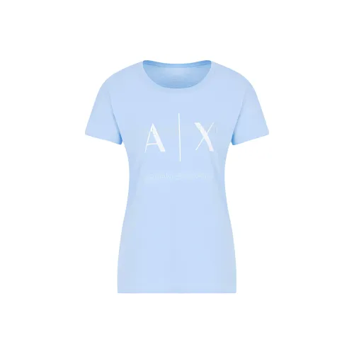 ARMANI EXCHANGEAE SS24 Drop Shoulder Sleeve T Shirt Women's