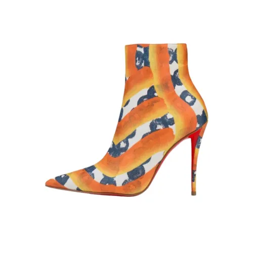 CL Miss Z Booty Ankle Boots 10cm Women's Orange