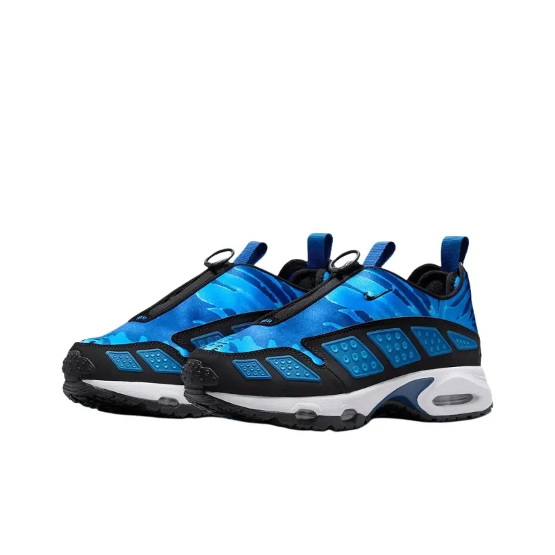 Nike Air Max Sunder Anti Slip Wear Resistant Low Top Running Shoes Unisex Blue-2