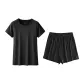 Crewneck black suit
