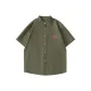 [Twill Stand Collar]Army Green (Skier Chest Logo)