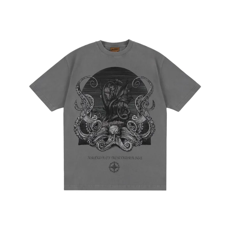 FAKE VINTAGE T Shirts Unisex Gray-0