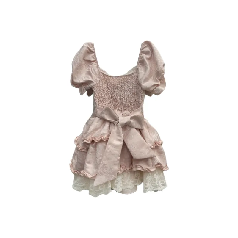 Peaches Peaches Short Sleeved Dress Women's-14
