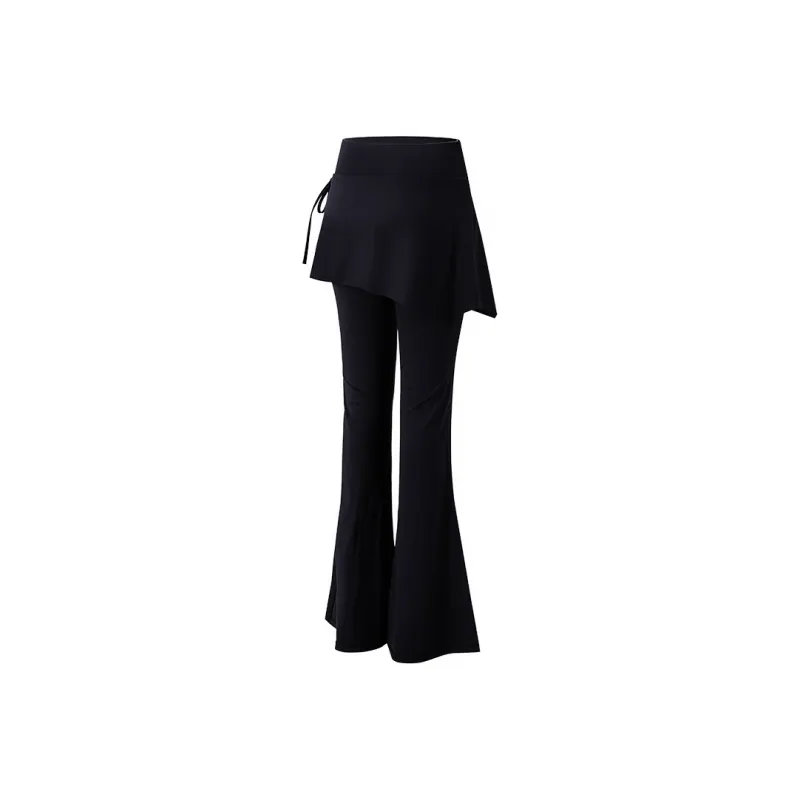 GUAILILUOLI Yoga Pants Women's Black-0