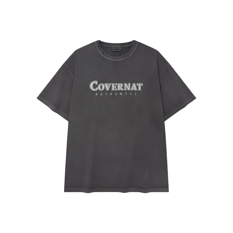 COVERNAT SS25 T Shirt Men's Charcoal Gray-0