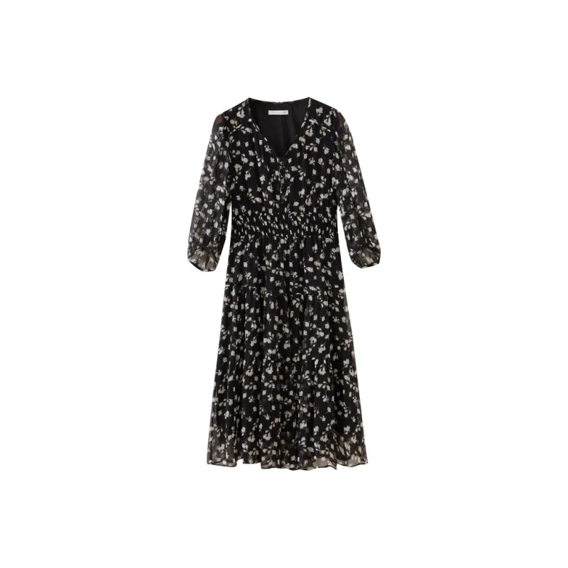 SHUIYUNJIAN Short Sleeved Dress Women's-0