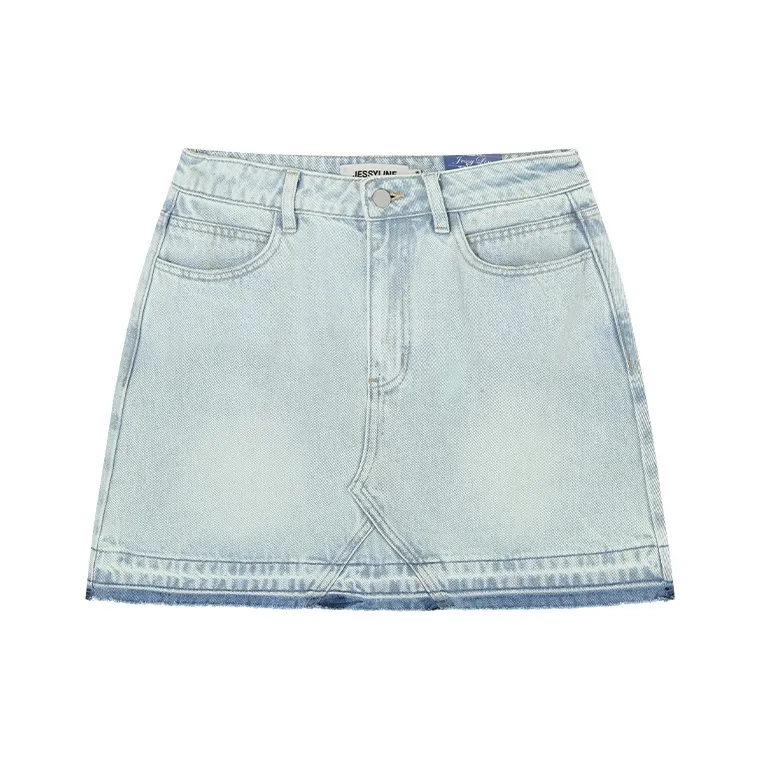 JESSYLINE Denim Short Skirts Women's-0