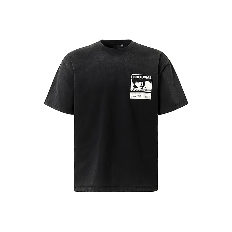 FAKE VINTAGE T Shirts Unisex Black-0
