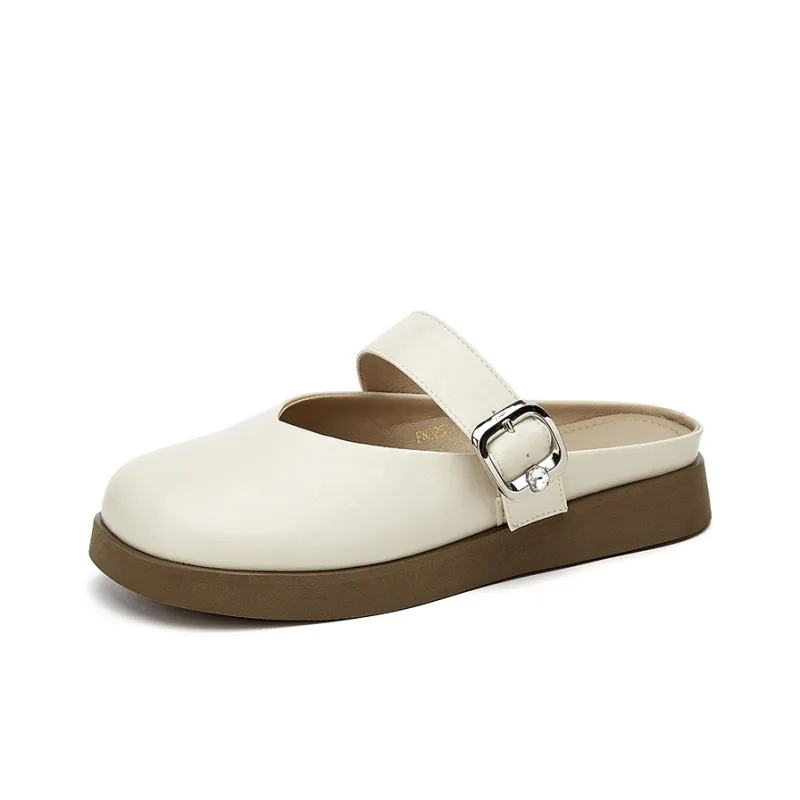 Rich Birds Rubber Sole Slip Resistant Closed Toe Slippers Women's-6