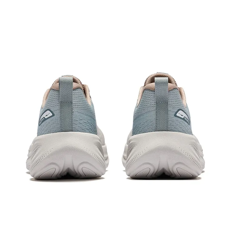 Erke Cushioning, Breathable, And Resilient Design Low Top Casual Running Shoes Men's Gray Blue-3