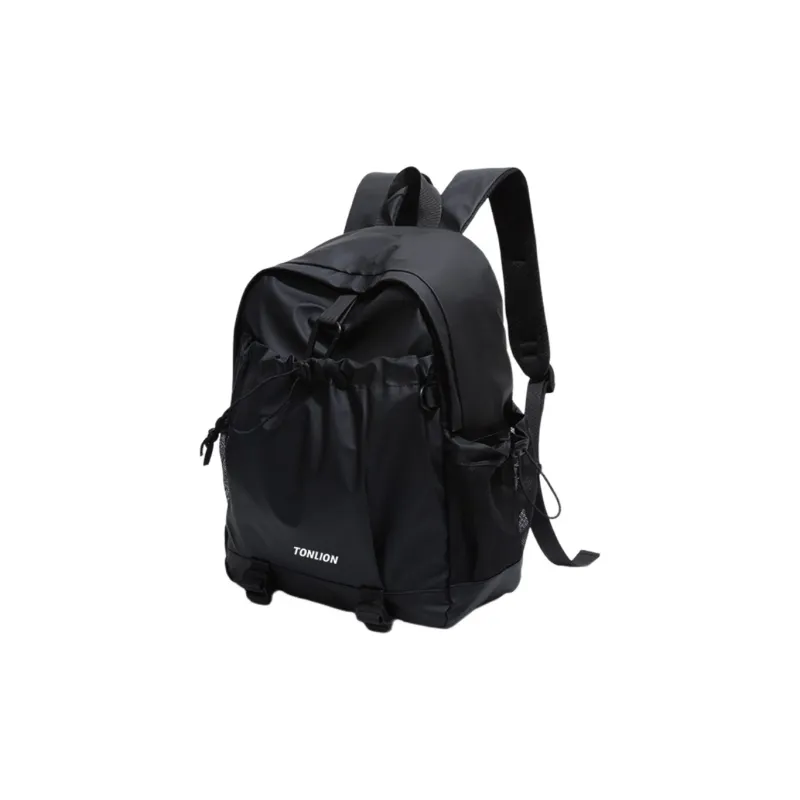 Tonlion Oxford Backpack Unisex Night Shadow Black/Active Orange-0