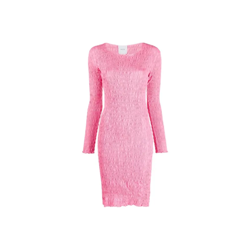 Patou Smocked Organic Cotton Dress-0