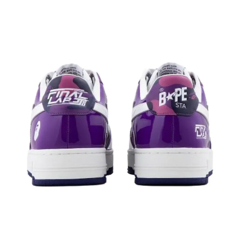 JJ Lin JJ20 World Tour 2022 x A BATHING APE Low Top Skateboard Shoes Women's Purple-2