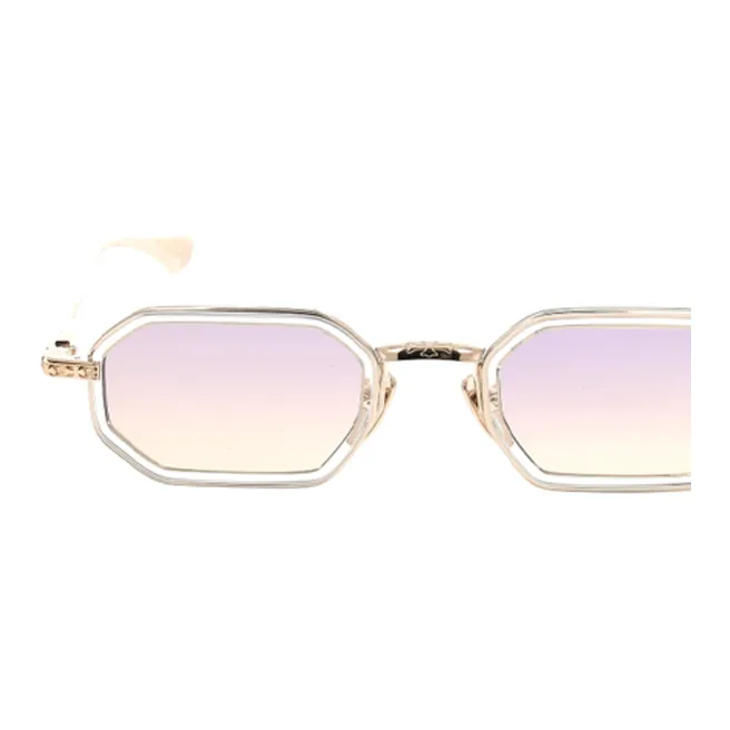 Chrome Hearts Irregular Shape Sunglasses Men's Gold-2