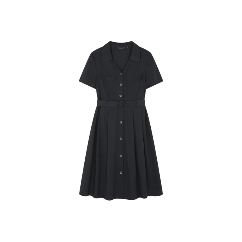 Mo Han Yi Mei Short Sleeved Dress Women's-0