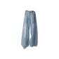 Blue Denim (Drawstring Lace-Up Straight Fit)