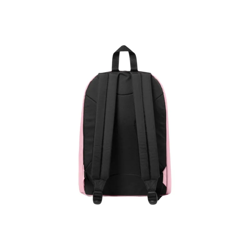 EASTPAK Leather Trim Backpack Women's Pink-1