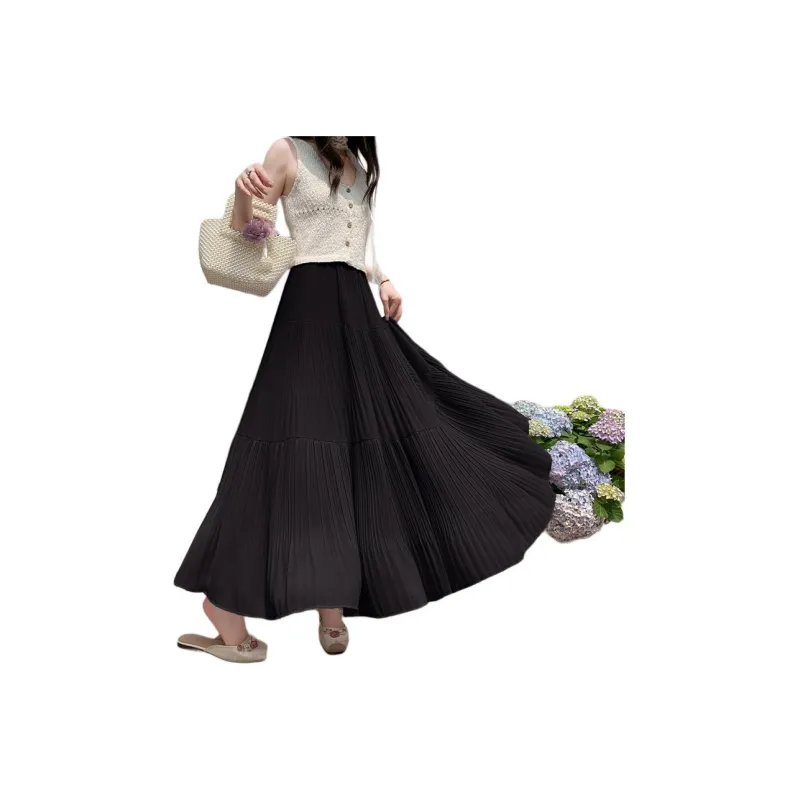 GOSO Chiffon Cake Pleated Skirt Women's-34