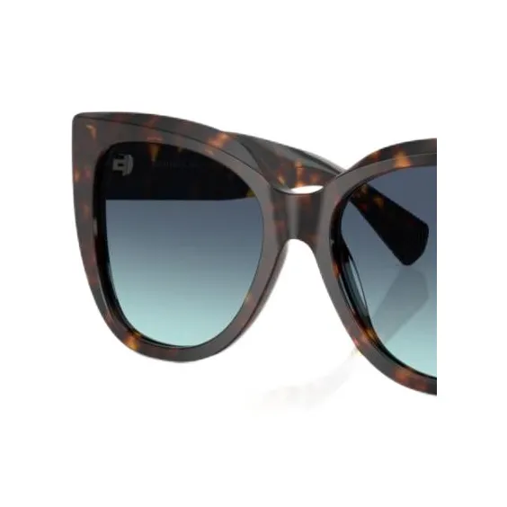 TIFFANY & CO. Acetate Cat Eye Sunglasses Women's Tortoiseshell-1