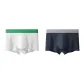 2 Pack (White+Dark Gray Blue)